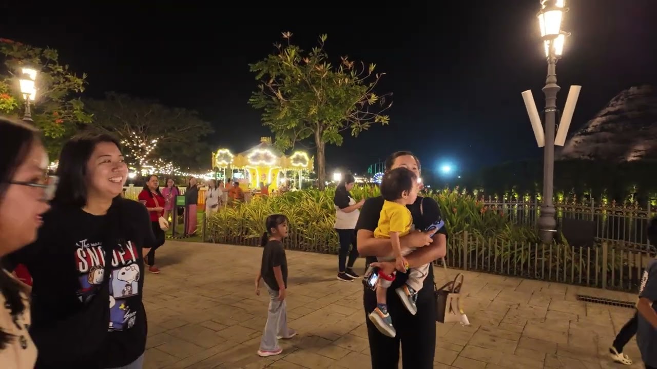 The Park Transforms at Night! | Praveda Island Travel Vlog Part 2 🌙🎇