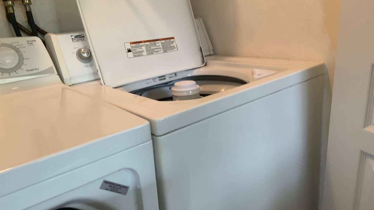 A medium load on this rental house washer ￼