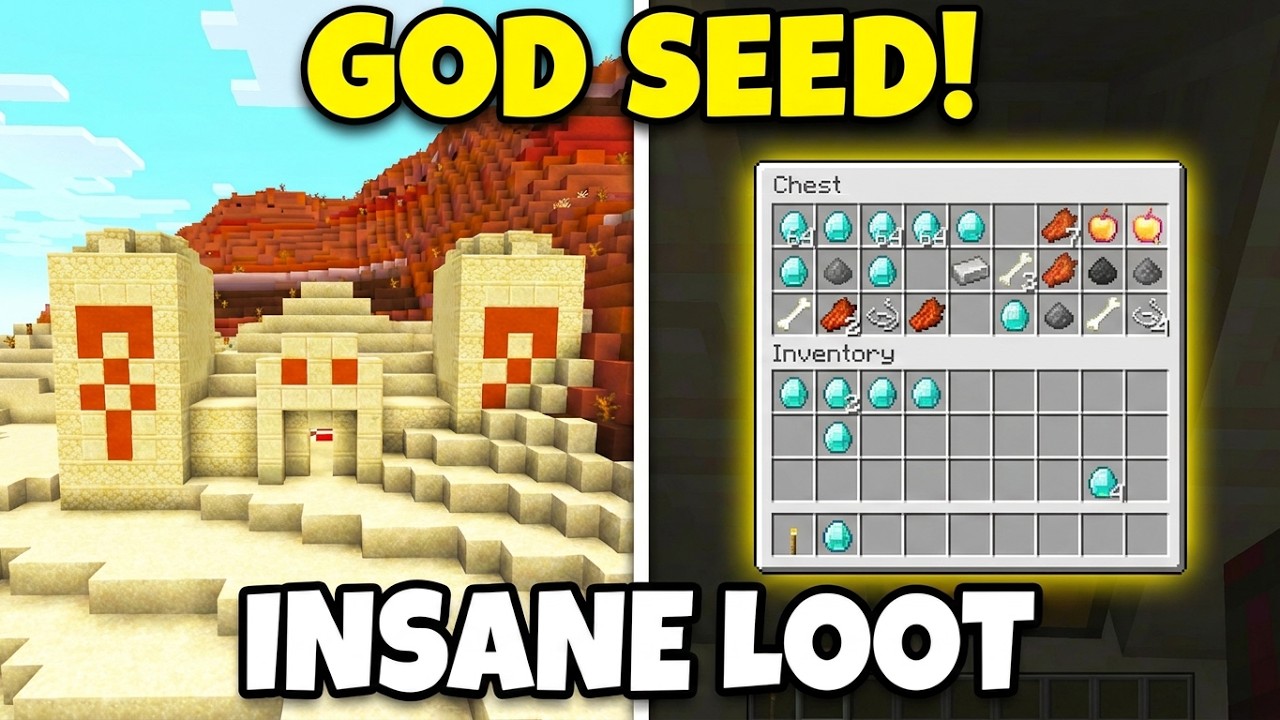 🔥New BEST Minecraft 26.1.2 Java Seed (Massive Loot)