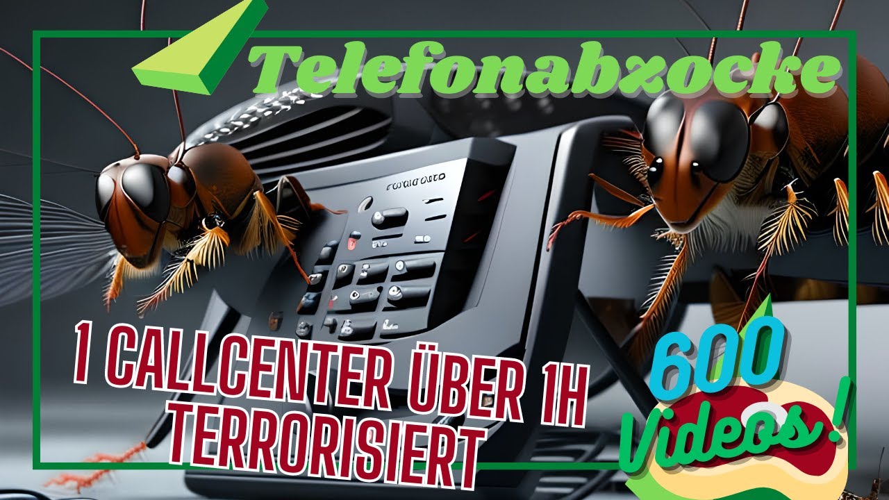 Callcenter Scamanruf - 1 Callcenter 11 x in der Leitung - 600. Videospecial