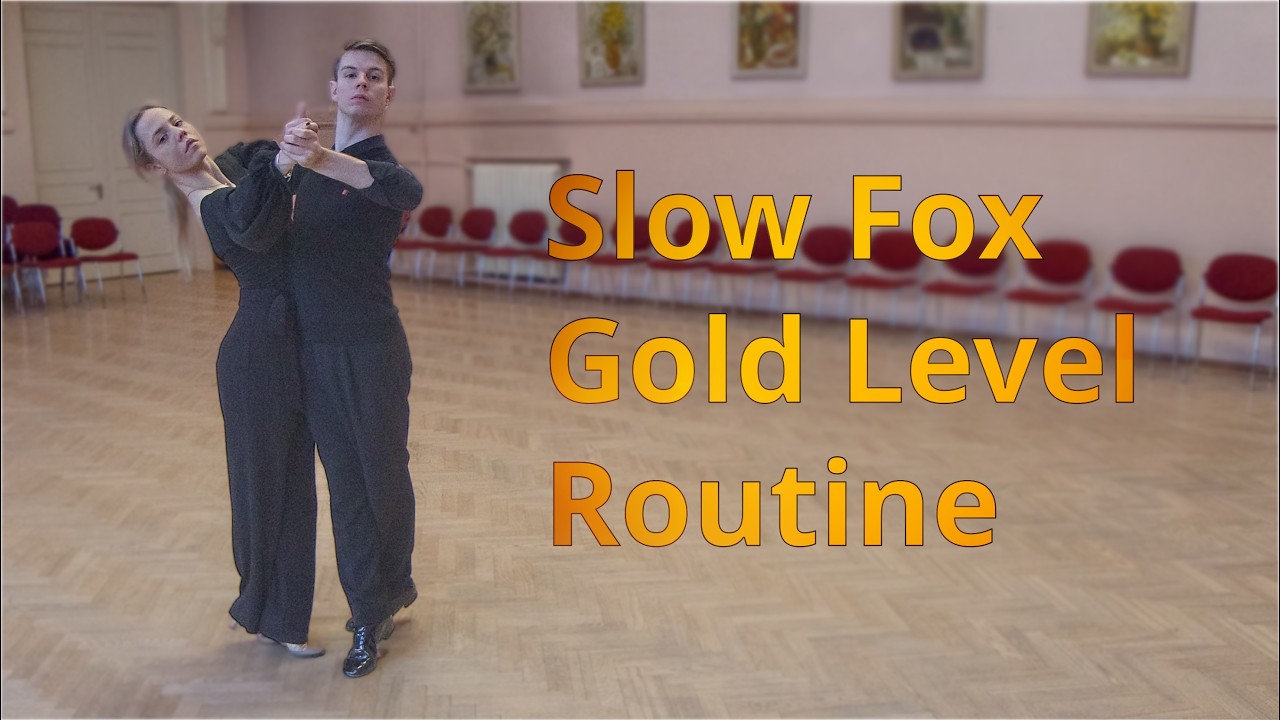 Slow Foxtrot Gold Level Choreography | Weave from PP, Bounce Fallaway Weave Ending
