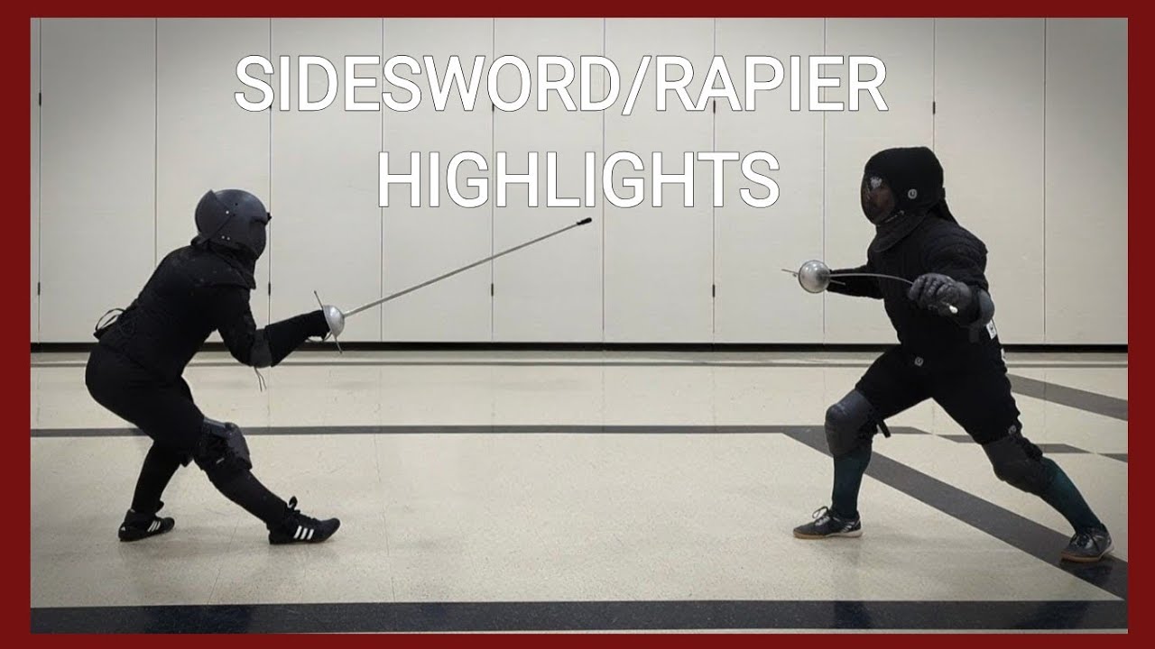 HEMA - Sidesword/Rapier Sparring Highlights - Visiting my Old Club