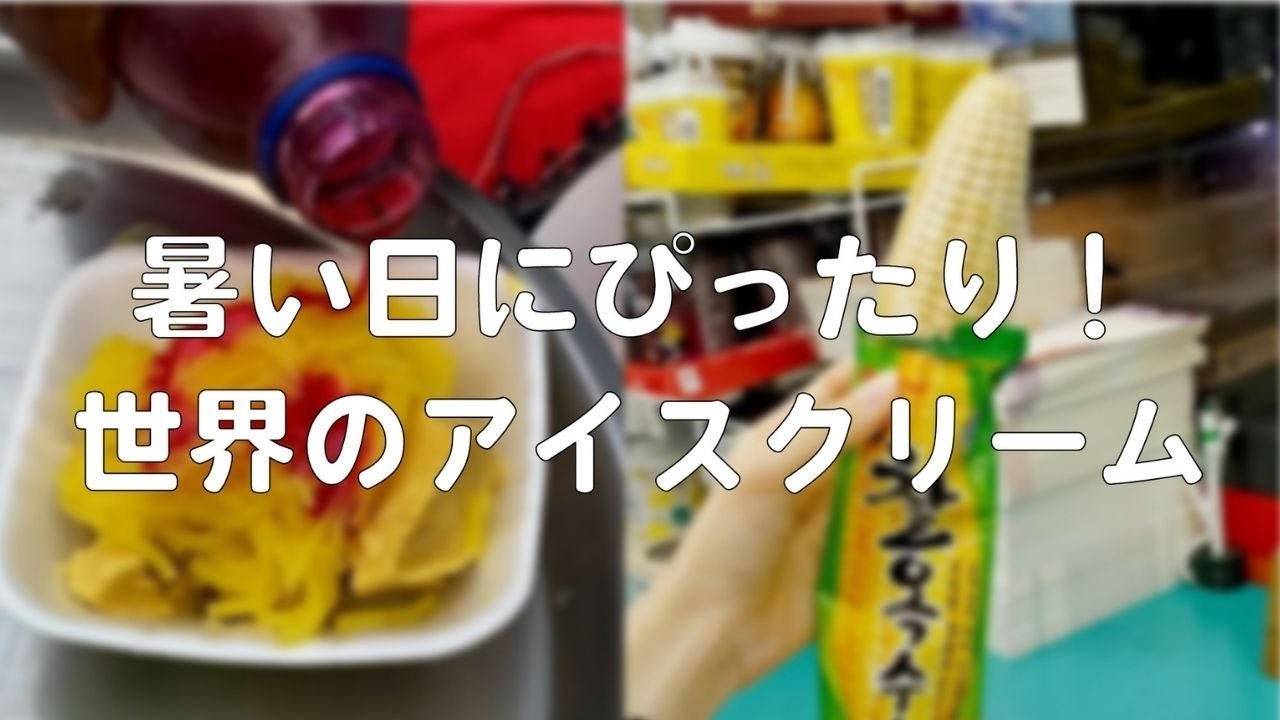 こんなに種類が…！？世界のアイスクリームをご紹介！$1 Ice Cream Around The World