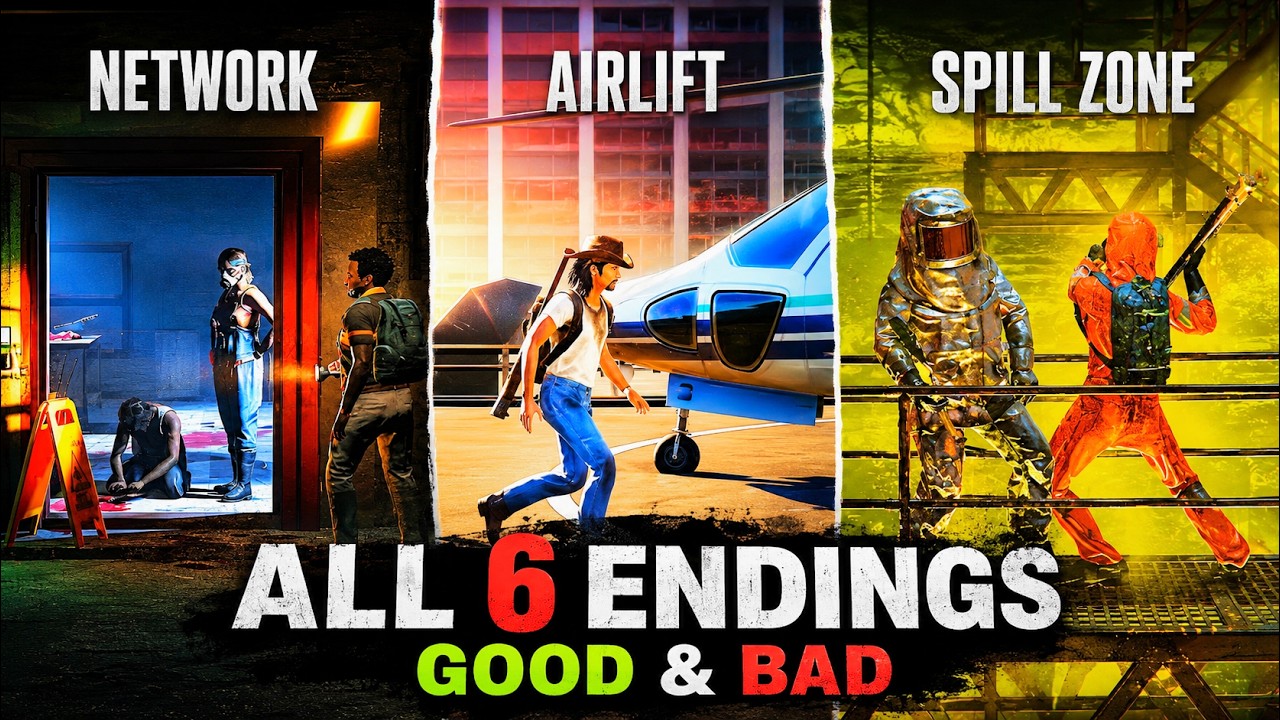 Into the Dead Our Darkest Days – All 6 Endings (Good & Bad) 4K 2025