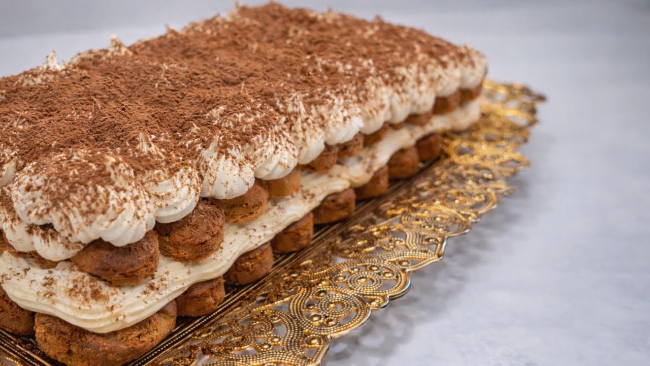 No-bake Christmas dessert: Super creamy in 5 minutes!🎄🍮