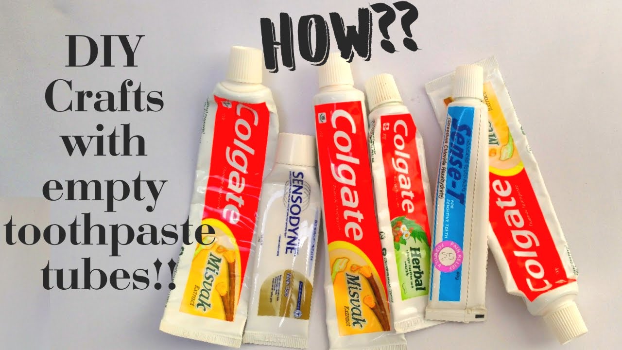 Incredible Crafts with the Empty Toothpaste tube | Recycle/Reuse Empty tubes|Best out of waste Craft