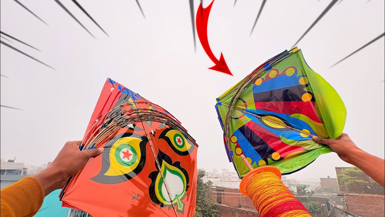 Aaj to bhut saari patang 🪁 loot li Maine #viral#vlogs#patang #kiteflying 