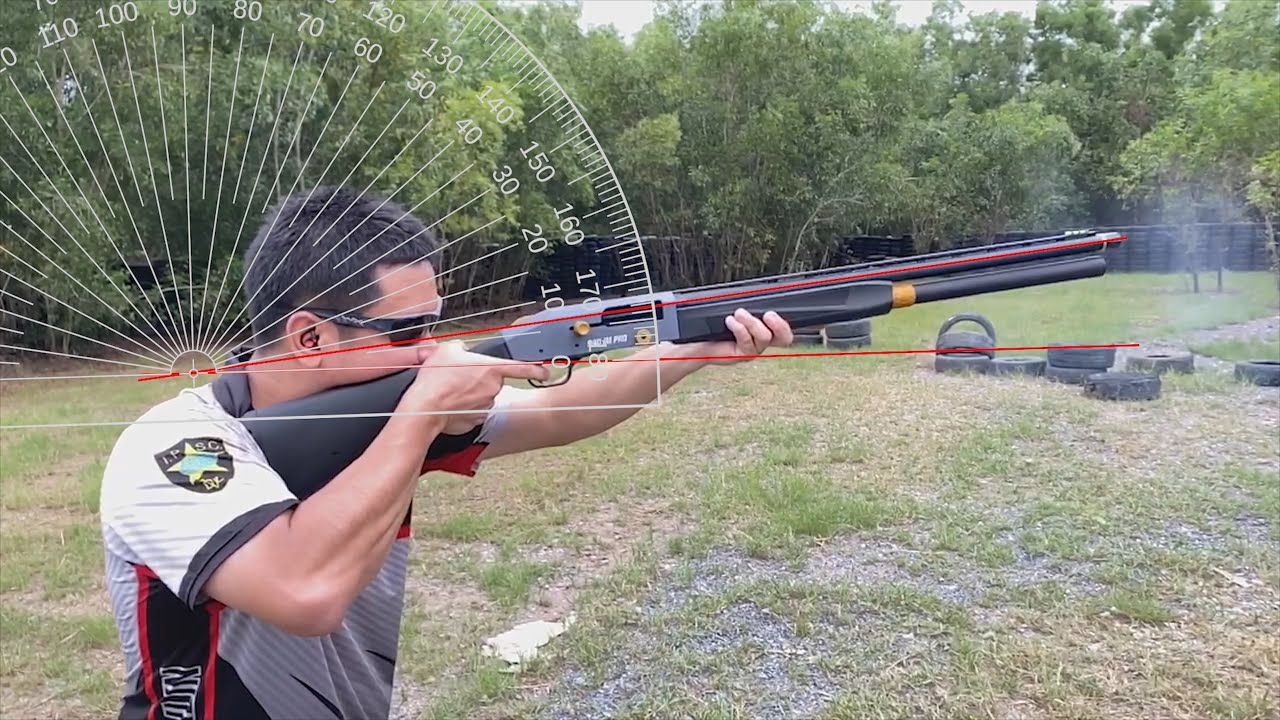 Shotgun muzzle jump comparison in slow-motion.