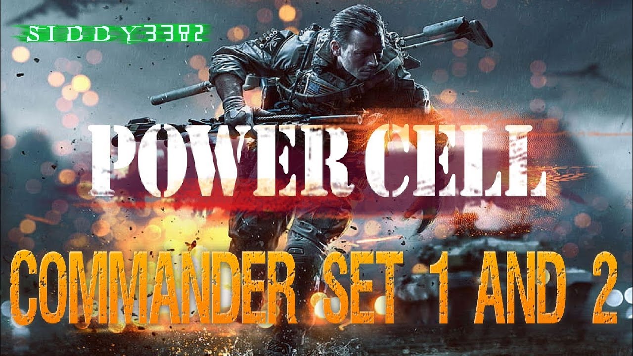 War Commander: Power Cell Commander bases 1 & 2 - No Gravedigger.