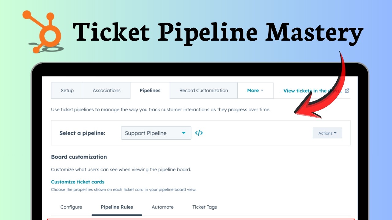 How to set up and customize ticket pipelines and statuses in HubSpot