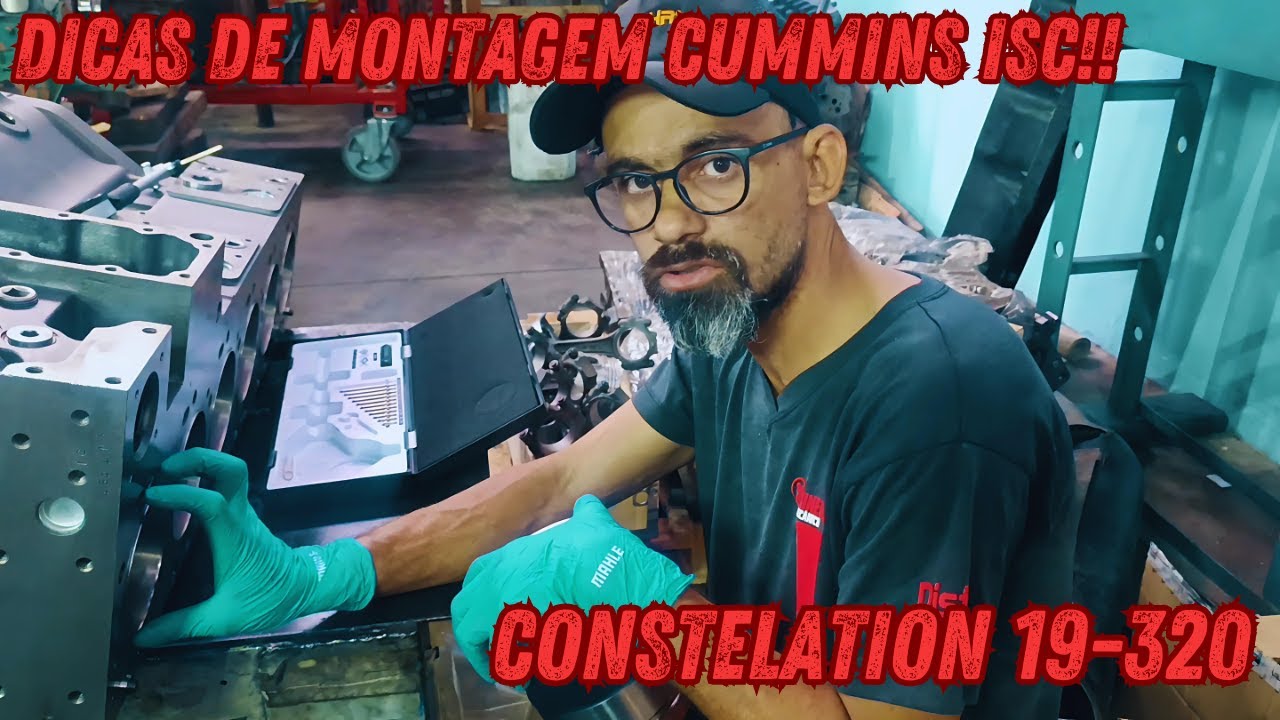 Segredos da Montagem Perfeita: Como Montar o Motor Cummins ISC com Precisão!!!