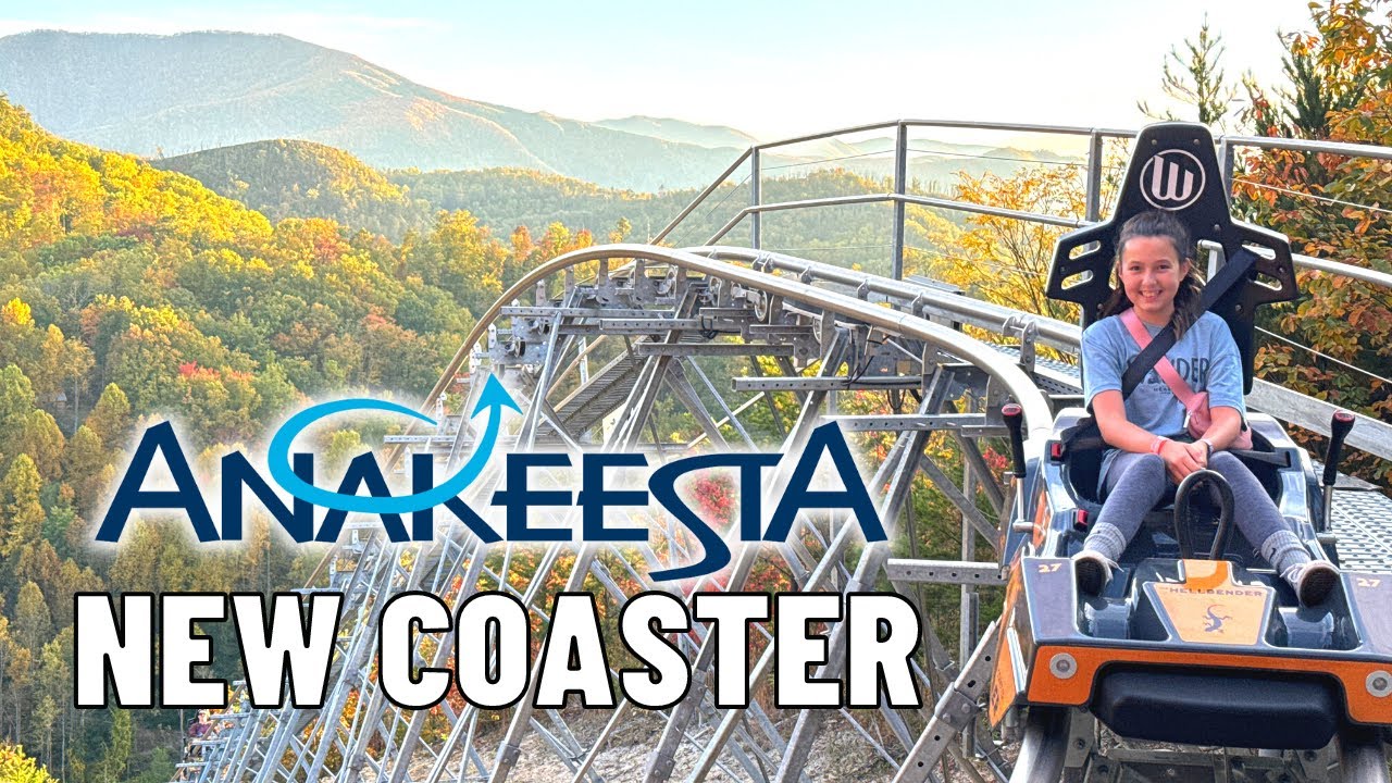 Anakeesta's Hellbender Mountain Coaster in Gatlinburg Tennessee | Ride POV