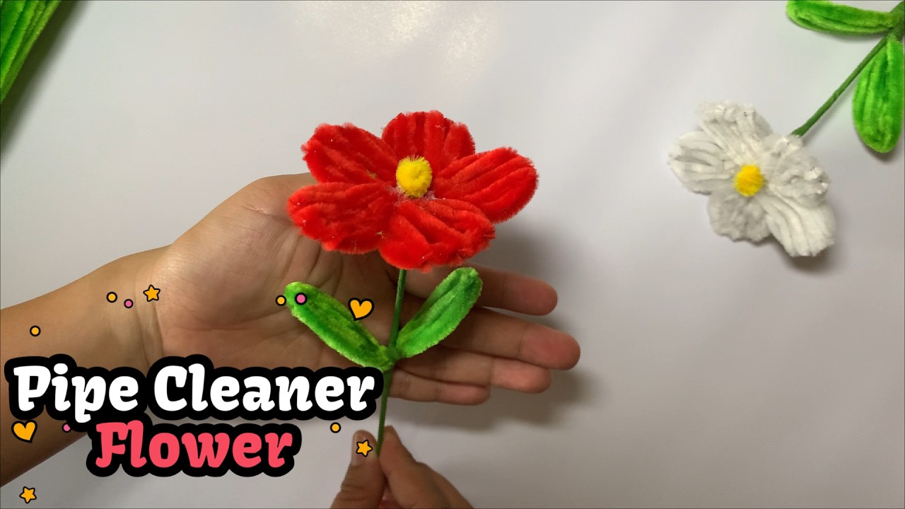 DIY Pipe Cleaner Crafts How to Make Easy Flower from Easy Pipe Cleaner Flowers Ideas