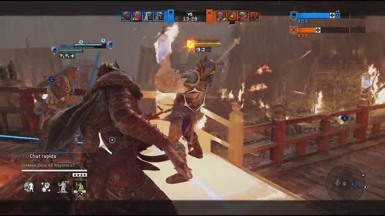 For Honor_4 vs 1 juren