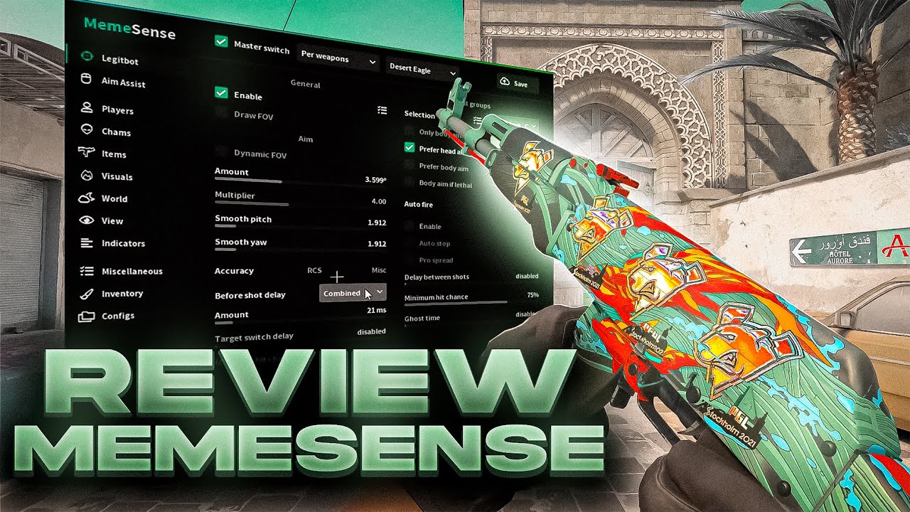 HACK CS2 🔥 REVIEW COMPLETA MEMESENSE 😎
