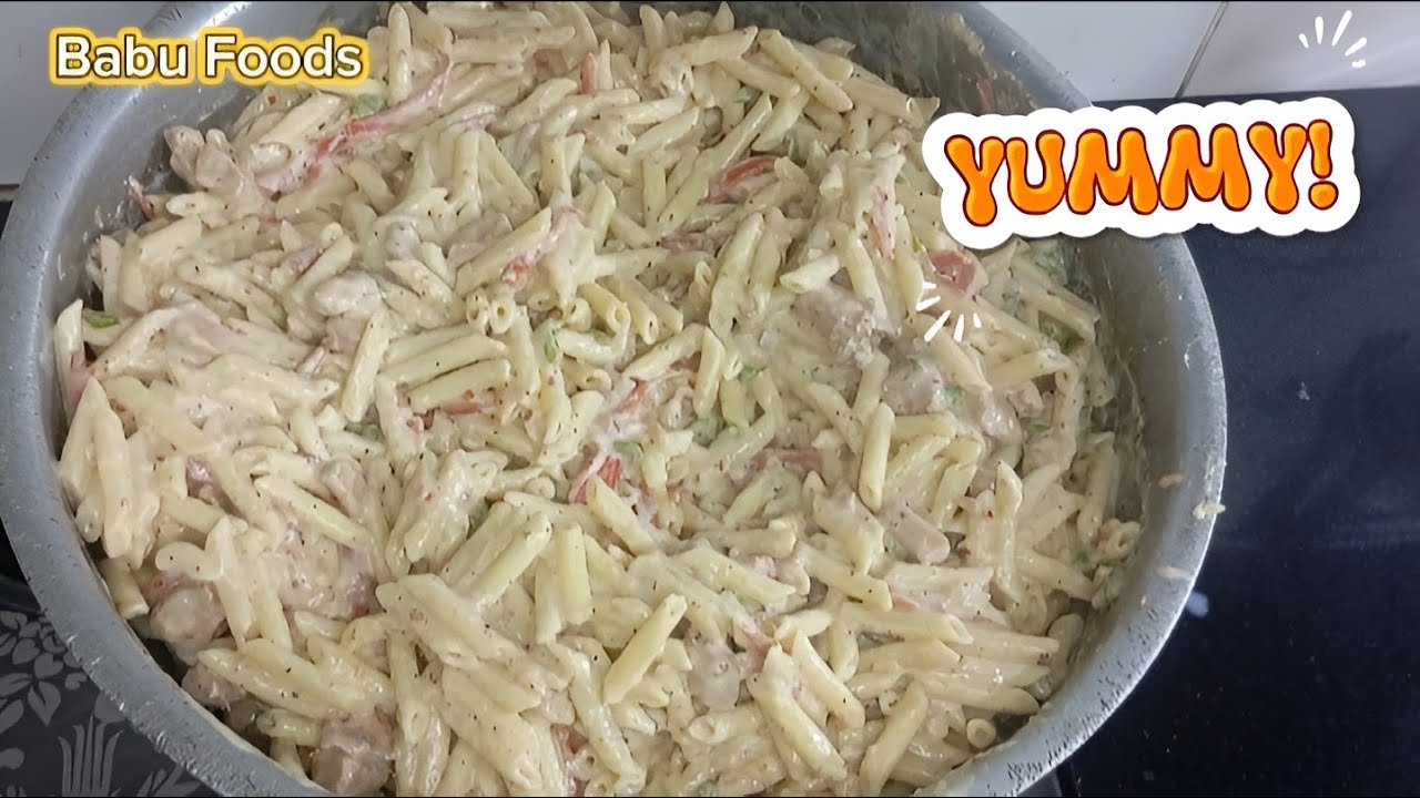 White Sauce Pasta Recipe | Creamy Italian Style Pasta Recipe | Creamy Pasta Recipe by Babu Foods