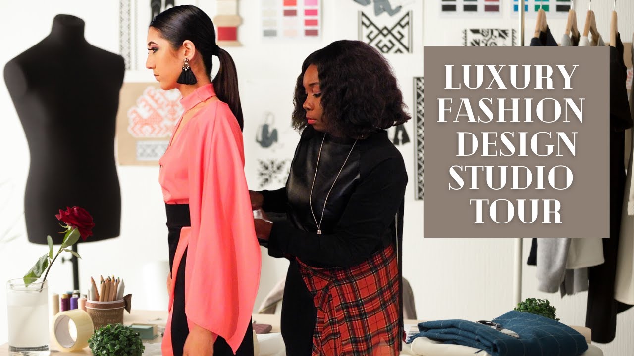 Luxury Fashion Design Studio Tour | Sewing Workspace Makeover