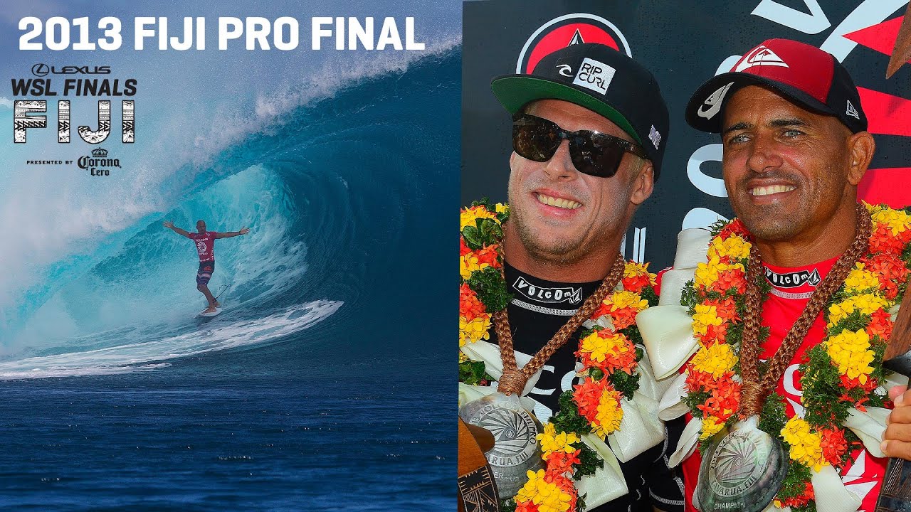 Kelly Slater vs Mick Fanning - Final at firing Cloudbreak 2013 Fiji Pro | Lexus WSL Finals Fiji