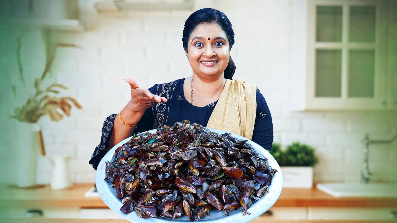 കോഴിക്കോടൻ കല്ലുമ്മക്കായ വറുത്തത് | Kallumakkaya Fry | Mussels Fry Recipe | Anila Sreekumar