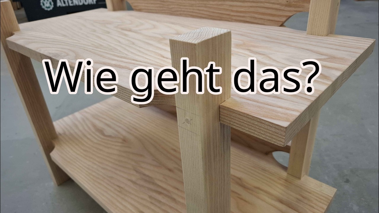 Entwurf, Planung, Konstruktion und Fertigung eines Schuhregals