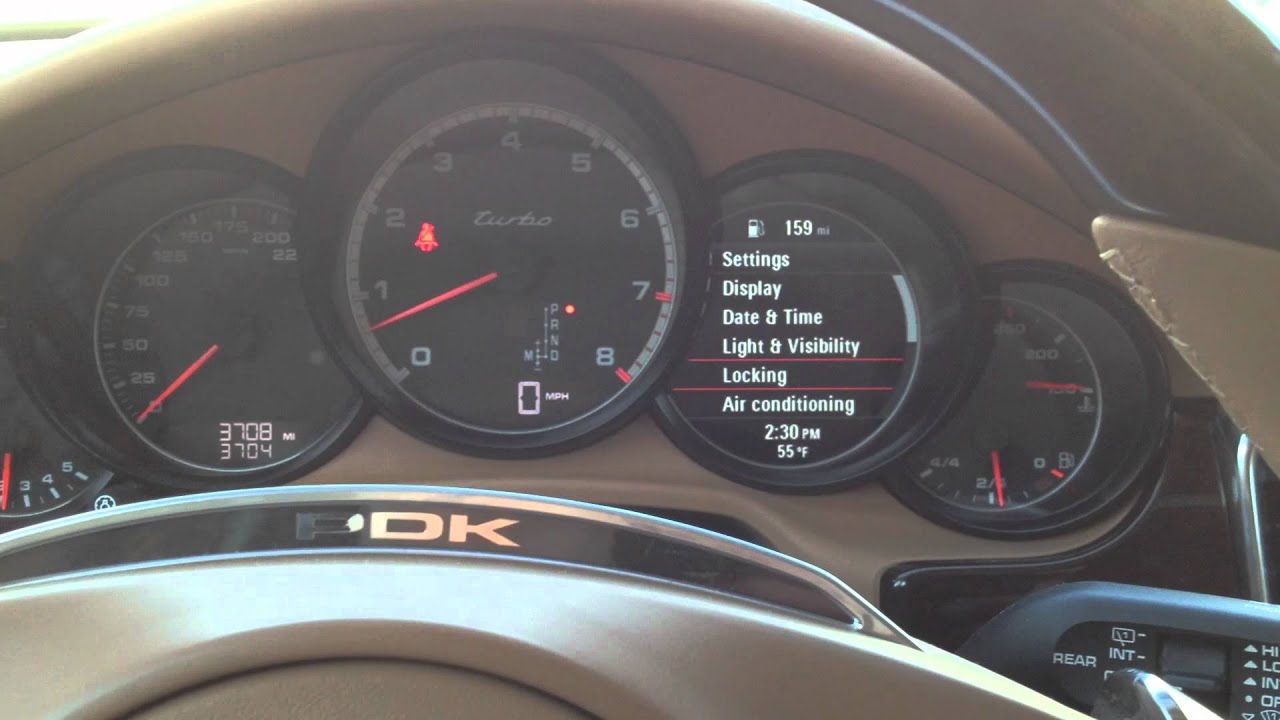 Porsche locking/unlocking