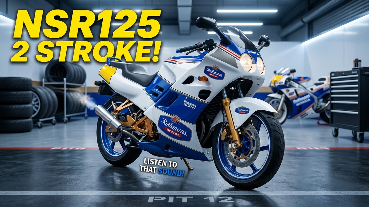 Honda NSR125 JC20 2 Stroke Sound Rothmans Refurbished AlCast PowerValve