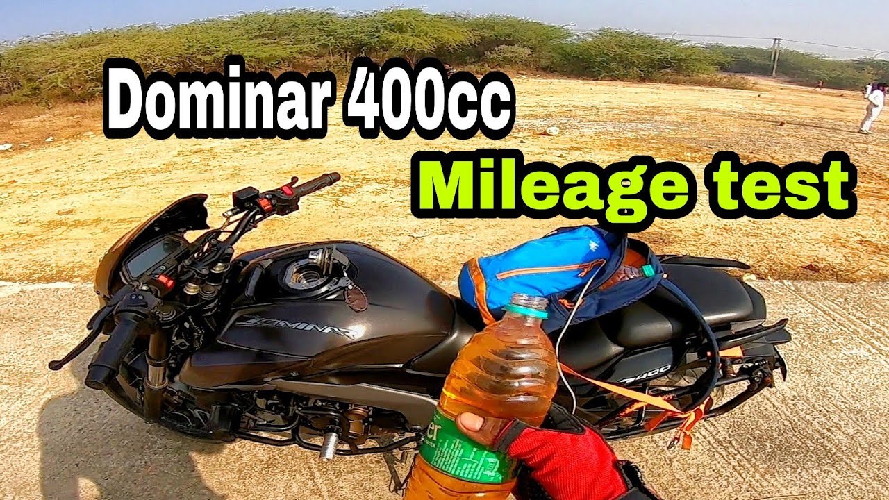 Dominar 400 (2018) mileage test 1 litre petrol