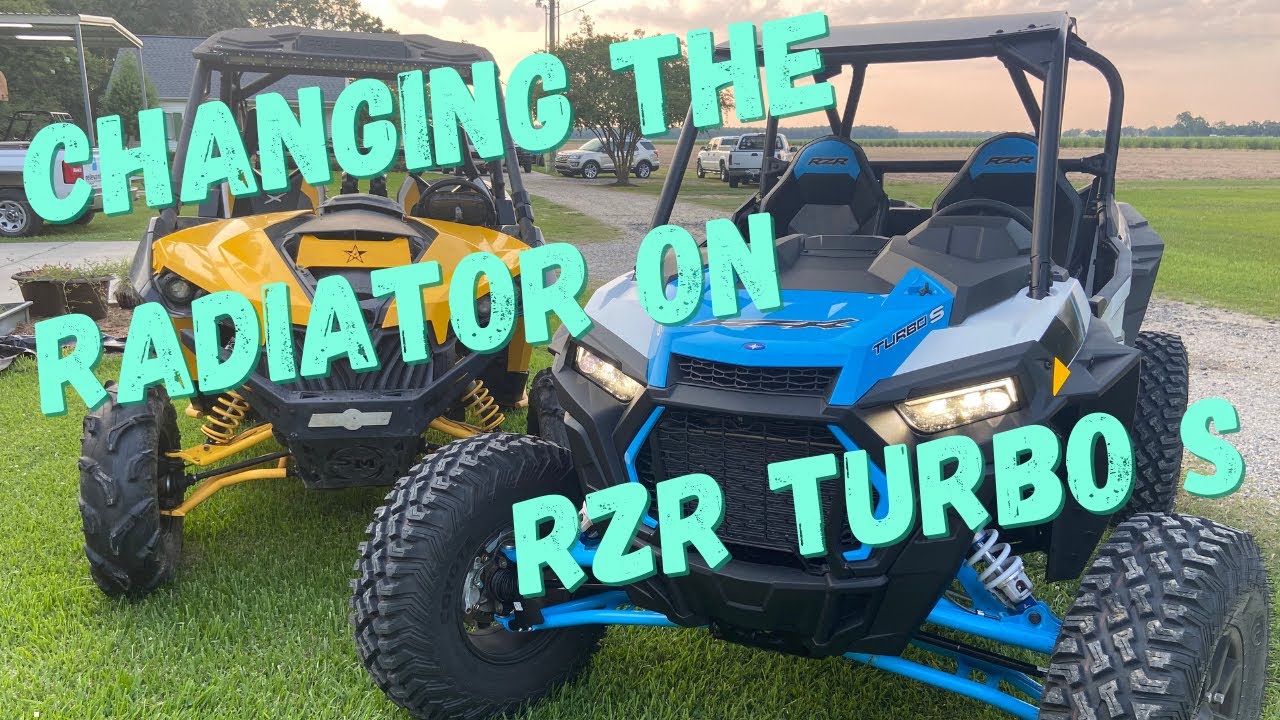 How to change the Radiator on a 2020 Polaris RZR Turbo S Velocity!!! Radiator from AzCycles!