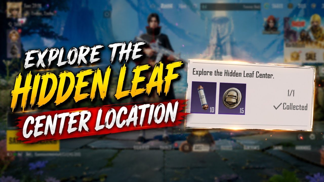 Explore the Hidden Leaf Center | PUBG Mobile Naruto Event.