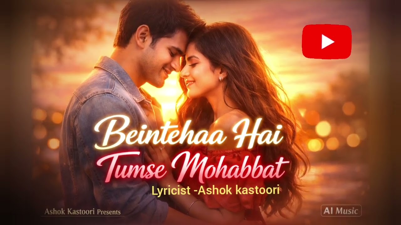 Beintehaa hai tumse mohabbat 💞new romantic love song.ashok kastoori presents#newsong  