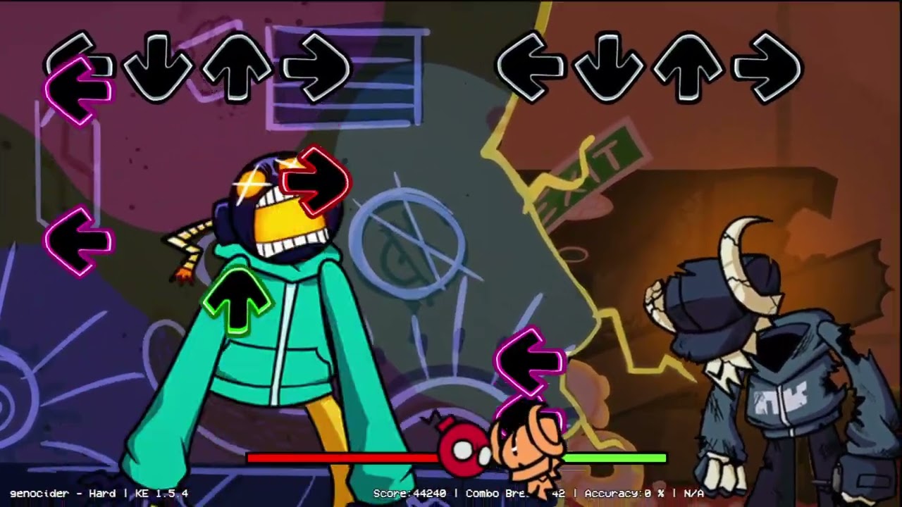 FNF  Genocider Mashup Mod  Tricky & Whitty vs Tabi & Agoti