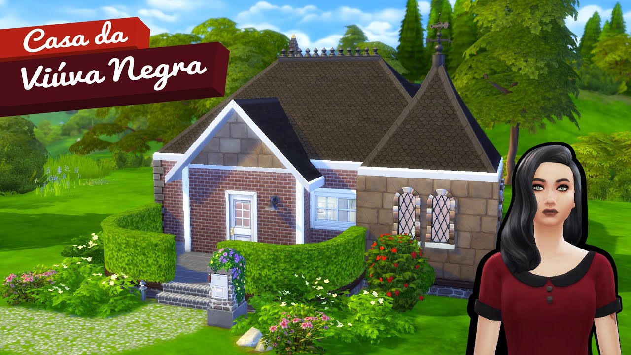 Construindo a Casa Inicial da Viúva Negra | The Sims 4