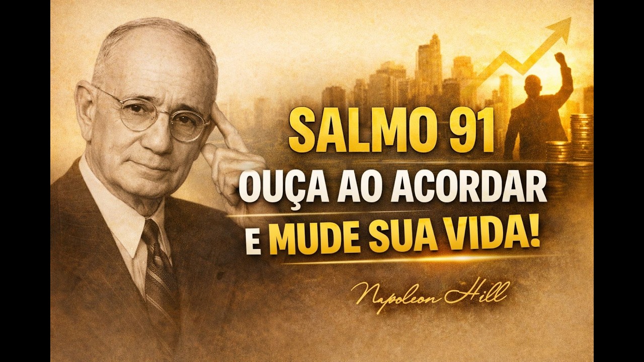 Ouça AO ACORDAR e TENHA Confiança Inabalável com o SALMO 91 | Napoleon Hill