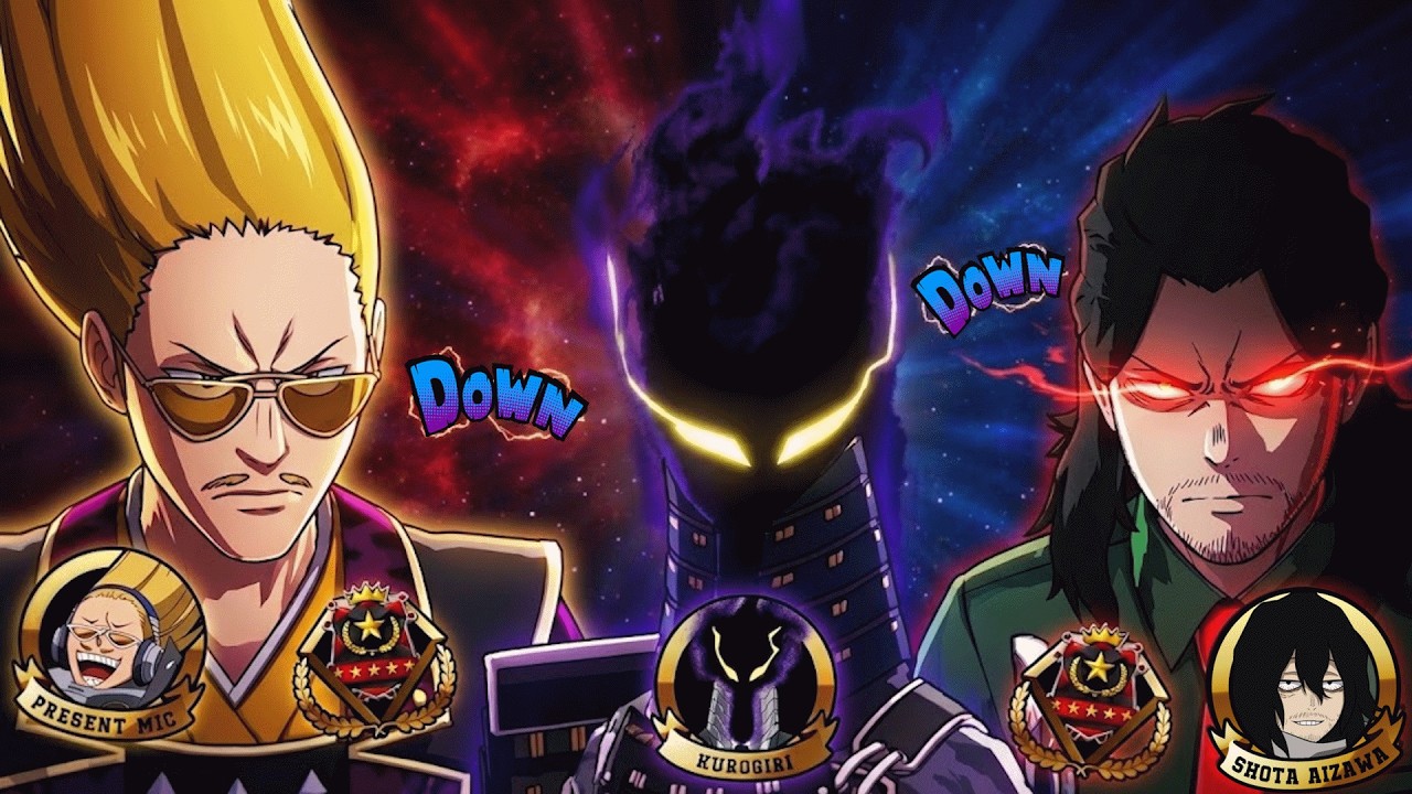 Aizawa, Kurogiri & Present Mic TRIO | My Hero Ultra Rumble