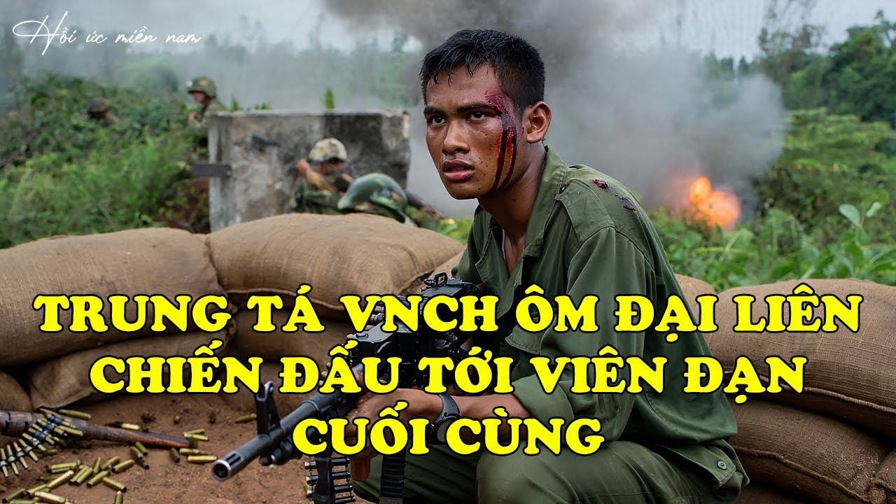 Trung Tá VNCh Ôm Đại Liên Chiến Đấu Tới Viên Đạn Cuối Cùng | Hồi Ức Miền Nam | Hồi Ký Miền Nam