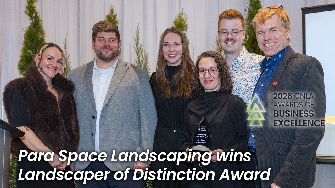 Para Space wins 2026 Landscaper of Distinction Award