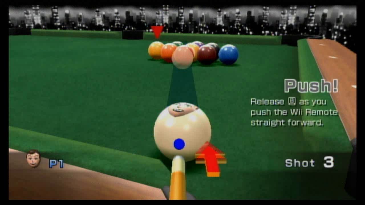 Wii Play Billiards All 4 Foul Screens