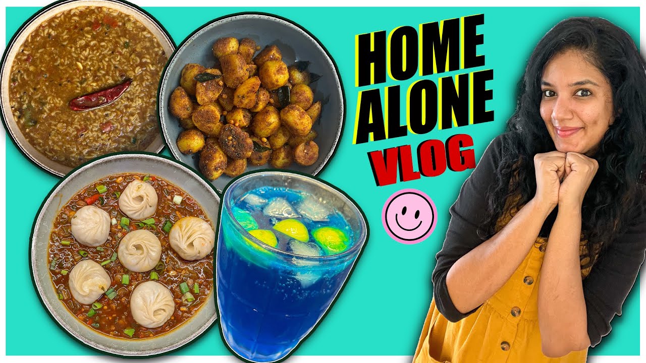 HOME ALONE VLOG | BREAKFAST TO DINNER