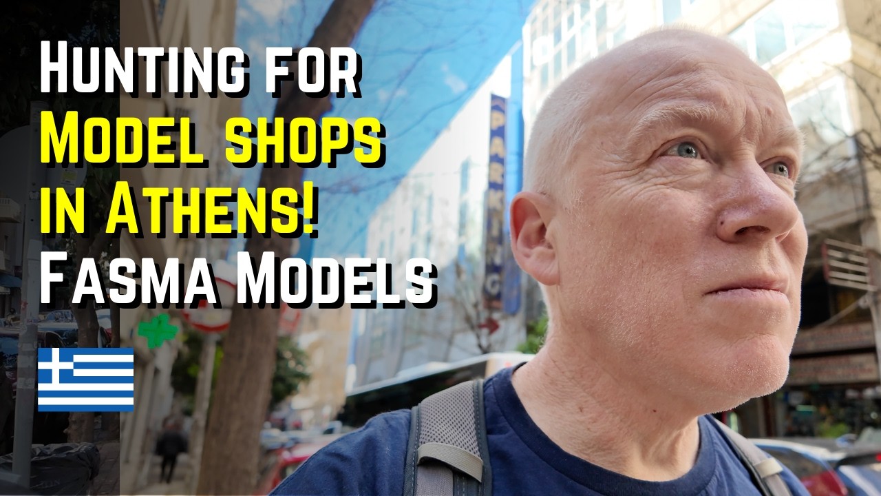 Massive selection of model kits in here! Fasma Models shop in Athens