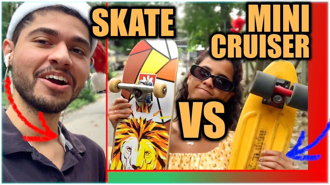 SKATE vs MINI CRUISER +Teste: SHAPE PGS É BOM? [Tipos de skate e suas modalidades]