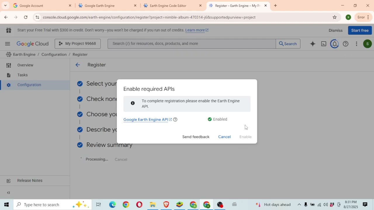 No. 14: How to create Google Earth Engine Account or Project for Free Bangla || ResGeo Lab