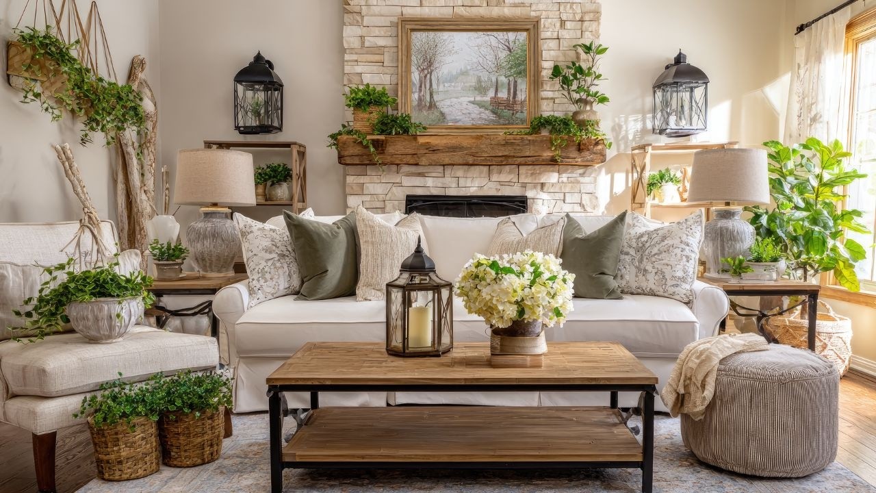 Designer-Inspired Spring Home 🌸 | Cozy Rustic Farmhouse Meets Elegant Cottage Style