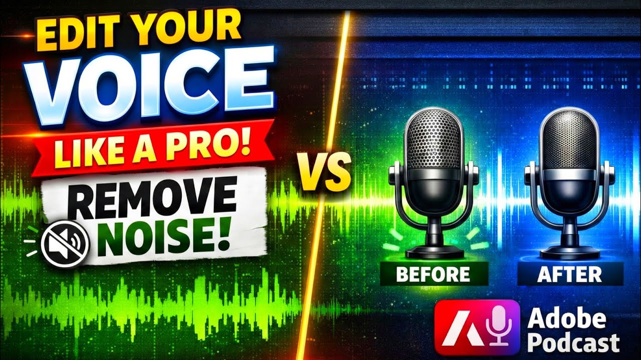 Voice ko Edit kaise karen Adobe Premiere Pro | voice editing kaise kare