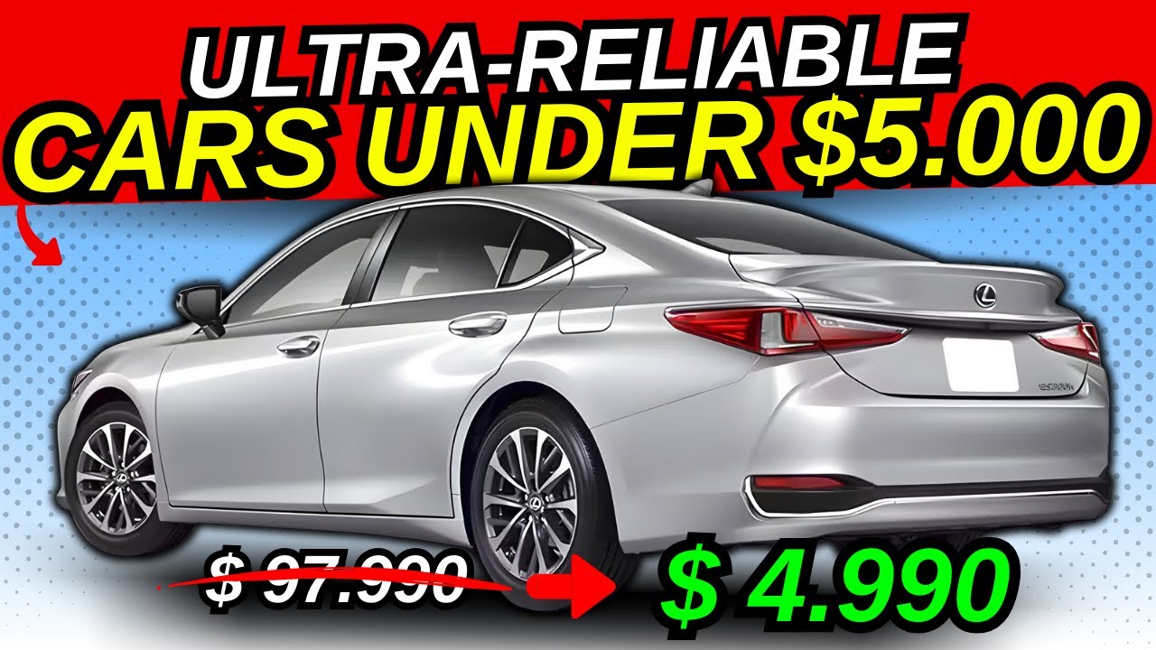 5 ULTRA RELIABLE CARS UNDER $5.000 🔥