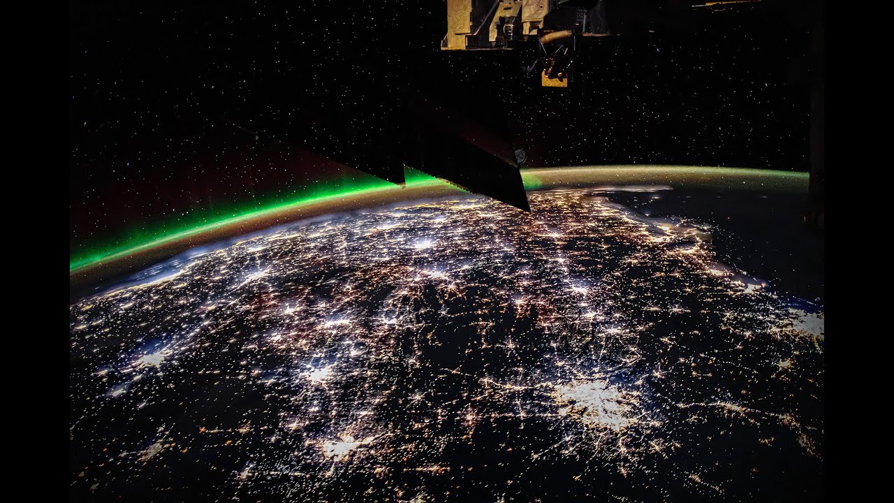 ISS Timelapse - North America Aurora & Airglow (17 January 2024)