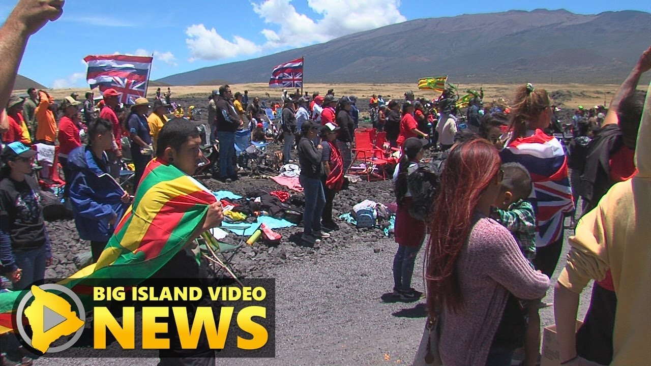 Mauna Kea Day 5 - Travelling Protectors Welcomed, State Update (July 19, 2019)