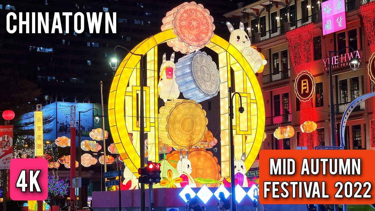 Singapore Chinatown Mid Autumn Festival 2022 | Chinatown Mid Autumn Festival Light Up 2022