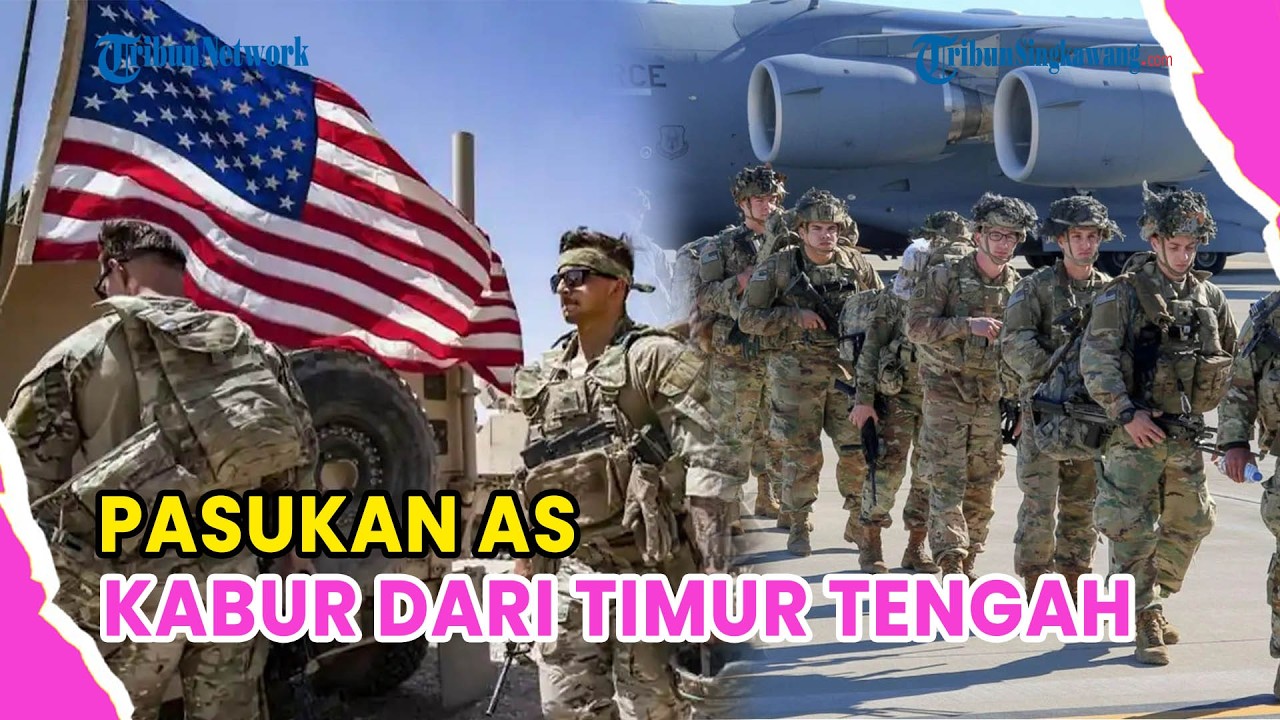 🔺RATUSAN PRAJURIT AS MUNDUR DARI PANGKALAN MILITER TIMUR TENGAH❗