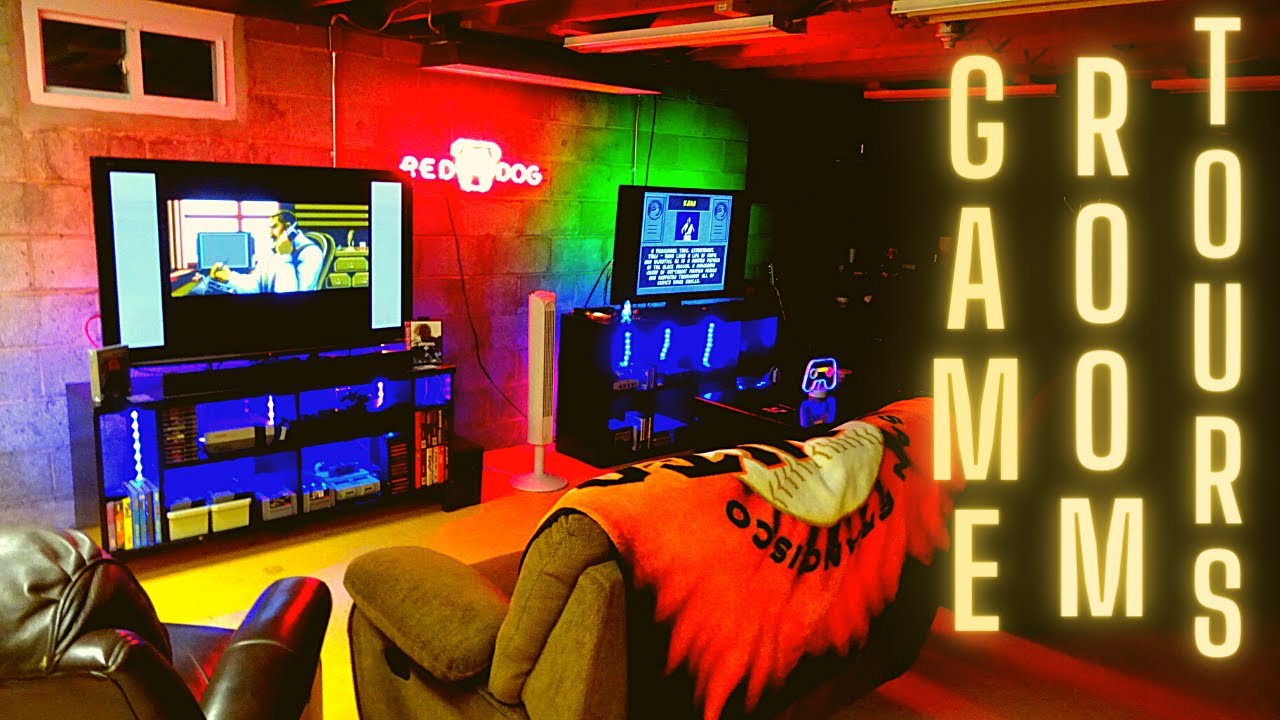Visit The 8-Bit Basements! Game Room Tours!