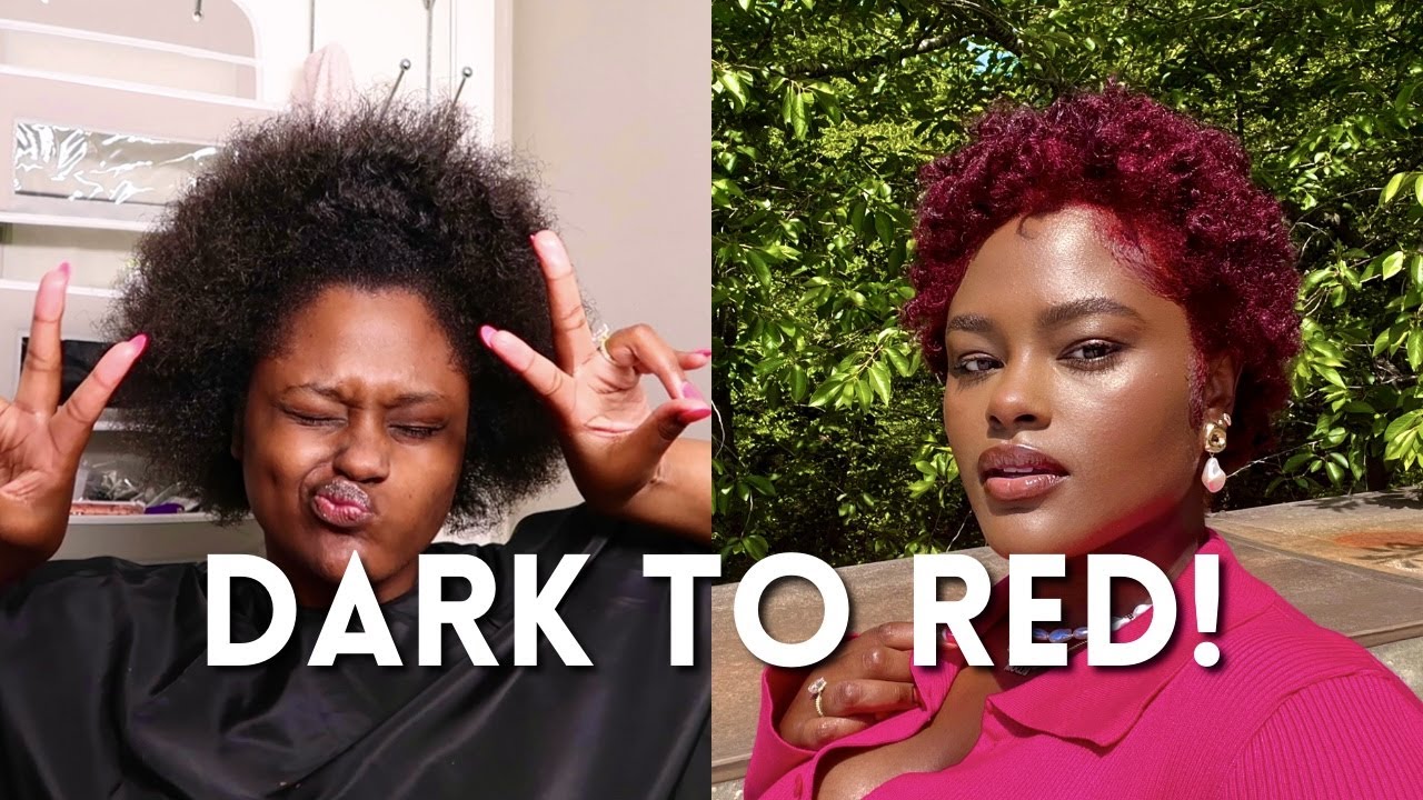 How I Went From Black to RED + Rod Set | NO BLEACH | Redia Rashee